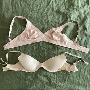 Skims Bras Size S/34C Nude Beige Lightweight Light Coverage Comfortable